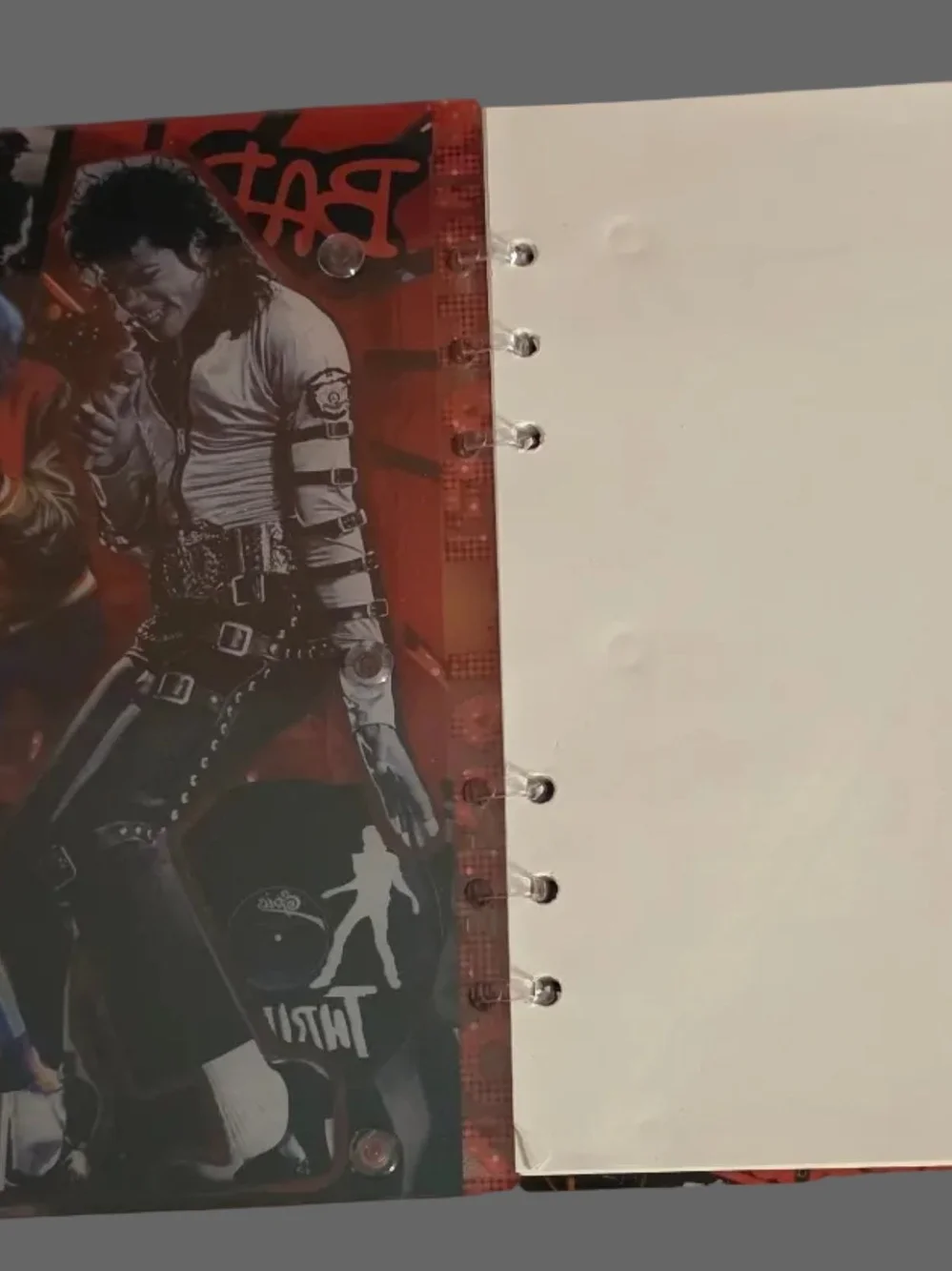 Michael Jackson Acrylic Shaker A5 Notebook